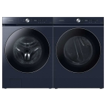Bespoke Ultra Capacity AI Front Load Washer and Gas Dryer in Brushed Navy