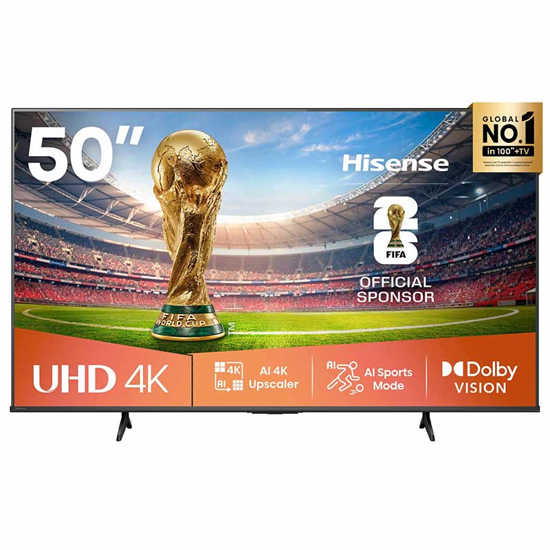 Hisense 50A6Q | 50″ UHD 4K VIDAA Smart TV